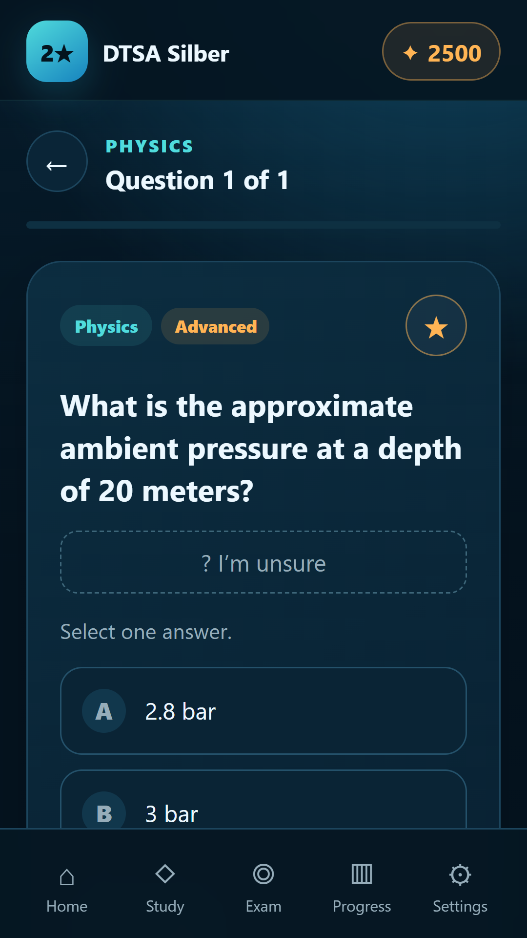 Learning questions — DTSA/CMAS 2** Silver